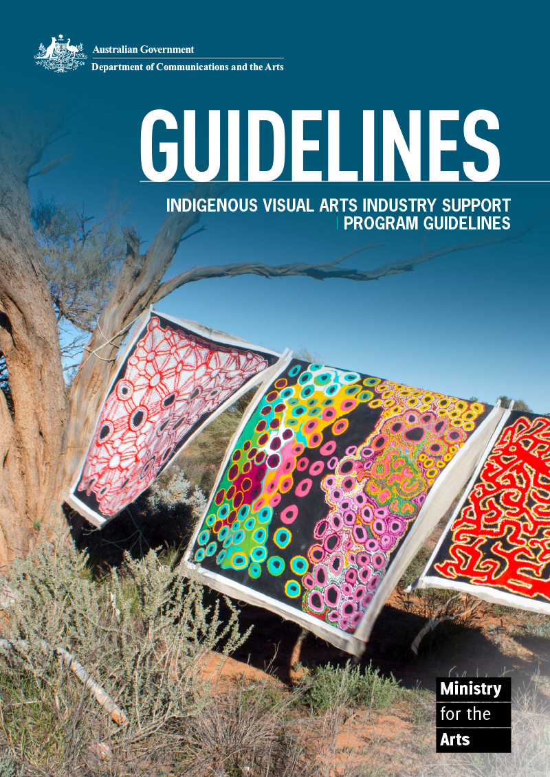 Indigenous visual arts industry support program guidelines
