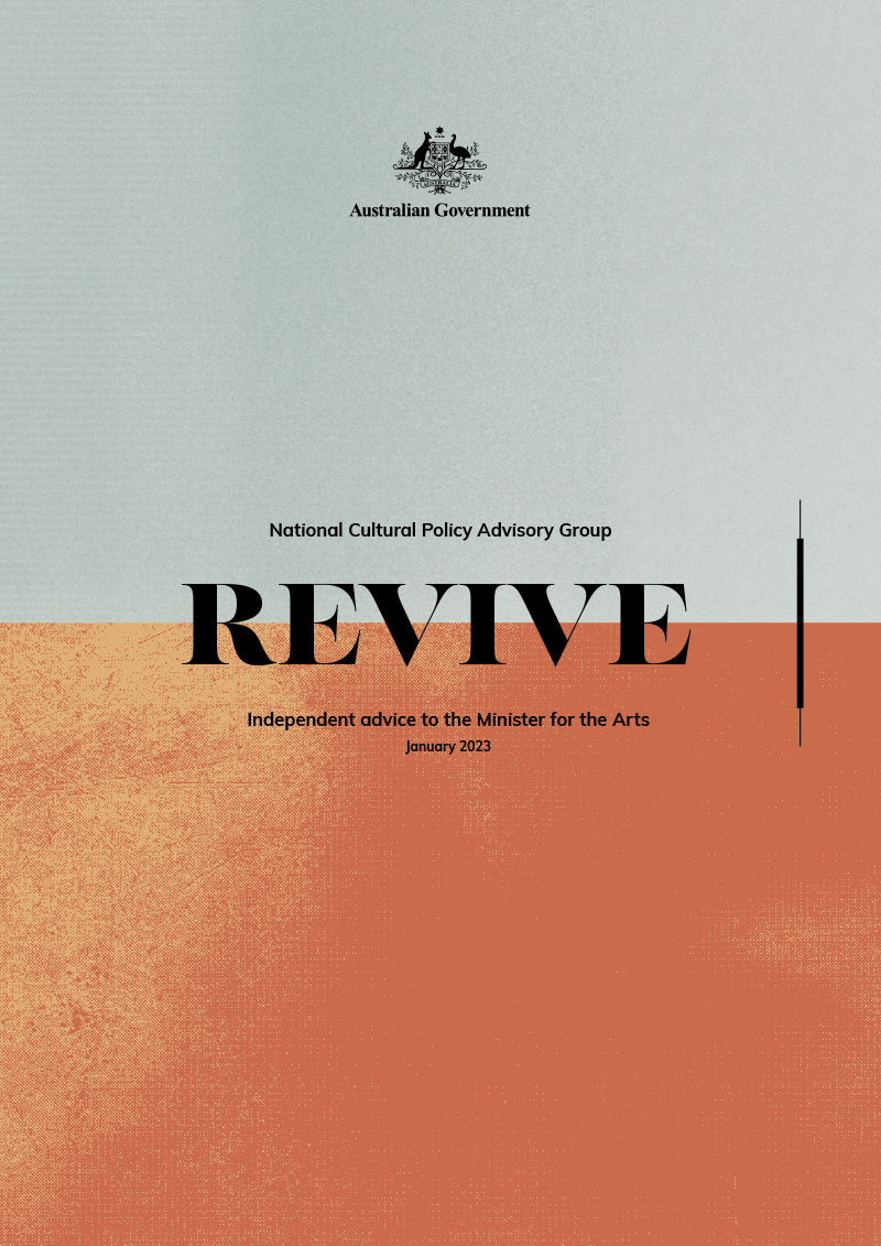 National Cultural Policy Advisory Group Independent Advice