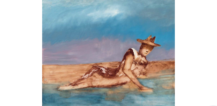 Sidney Nolan, Soldier on the Beach, 1962. Collection of Bendigo Art Gallery.