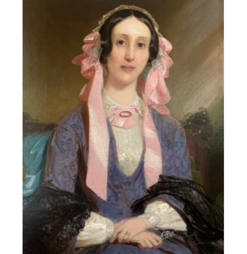 Portrait of Dorothea Pitcairn, painted in 1855 by artist Conway Weston Hart