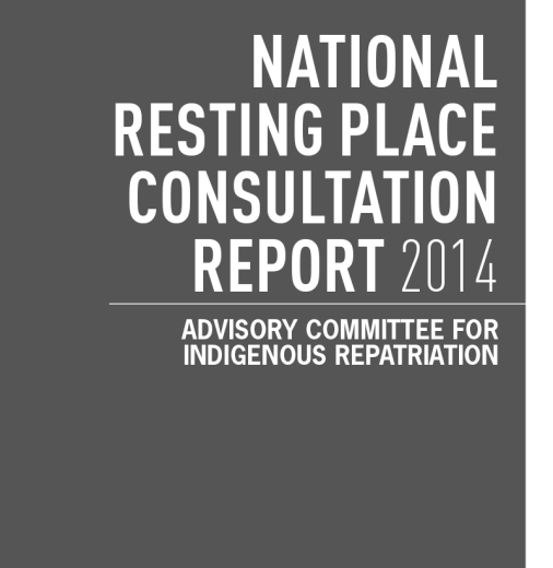 2014 National Resting Place Consultation report to the Australian Government.